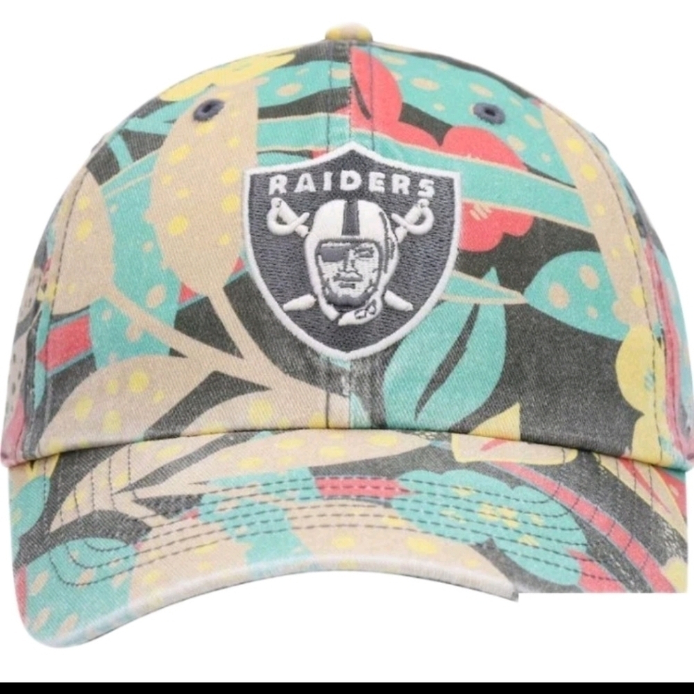 Las Vegas Raiders Womens '47 Plumeria Clean Up Adjustable Hat
